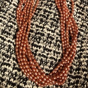 Multi strand cultured pearl necklace